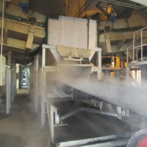 大唐绥化热电输煤皮带微雾抑尘设备