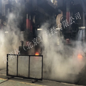 日照钢铁高线厂轧机线干雾抑尘系统